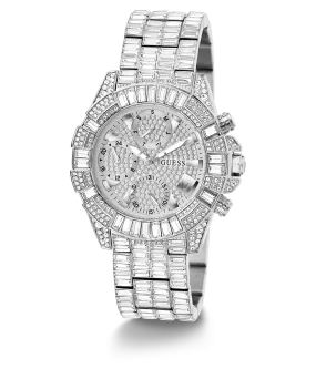 40th Anniversary Limited Edition GUESS Ladies Silver Tone Multi-function Watch