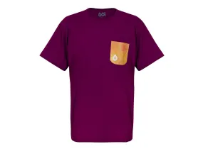 661 Geo Pocket Tee - Eggplant