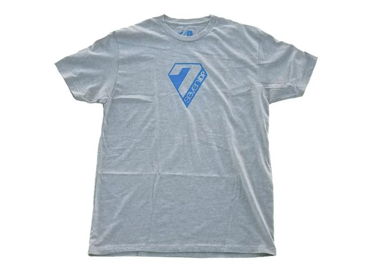 7 iDP Logo Short Sleeve Tee - Youth - Gray