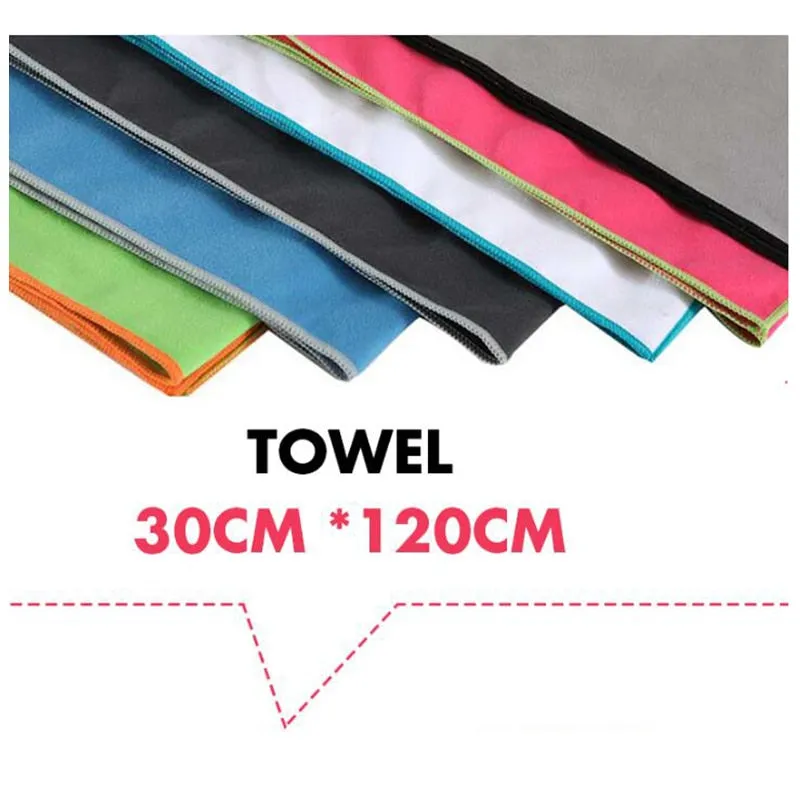 8 Colors 30x120cm Microfiber Yoga Towel Beach Swimming Towel Quick Dry Outdoor Sports Camping Travel Bath Towel For Fitness Gym