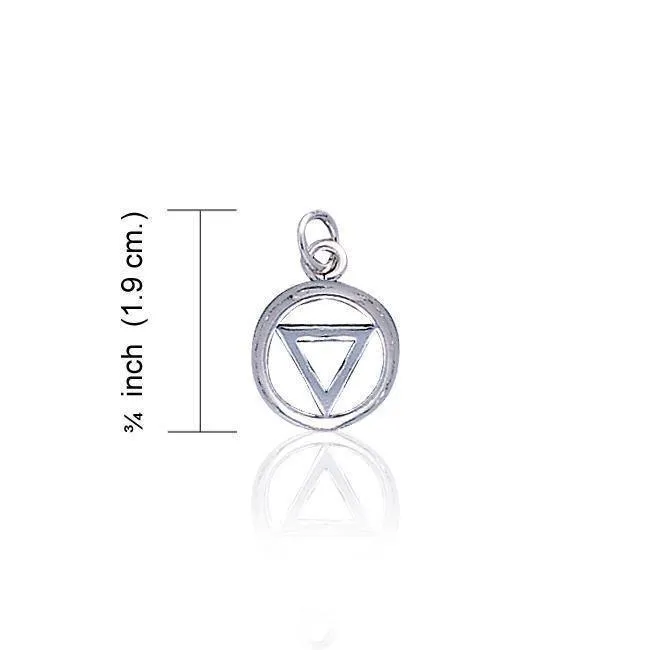 AA Recovery Triangle Charm TCM038