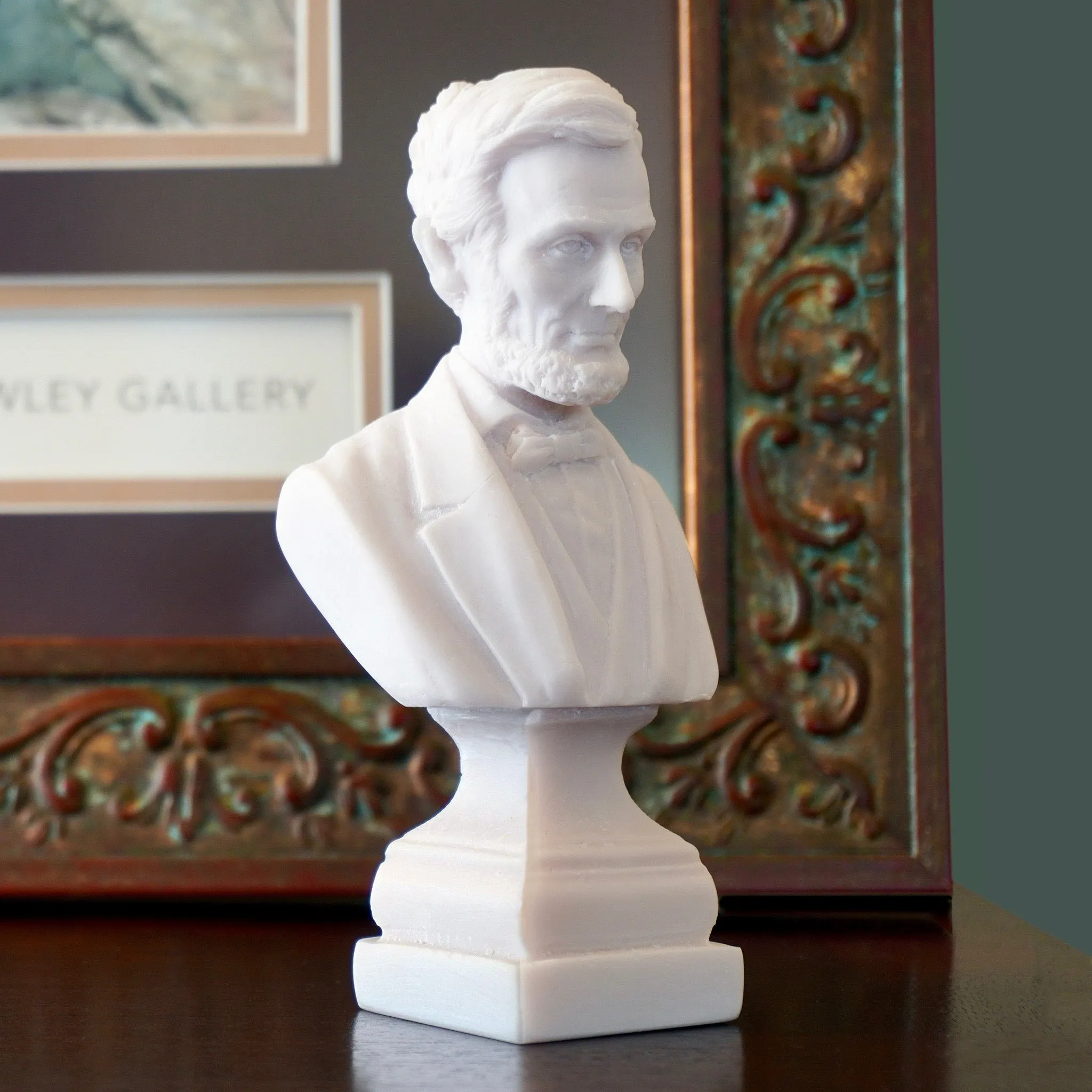 Abraham Lincoln 6-inch White Bust