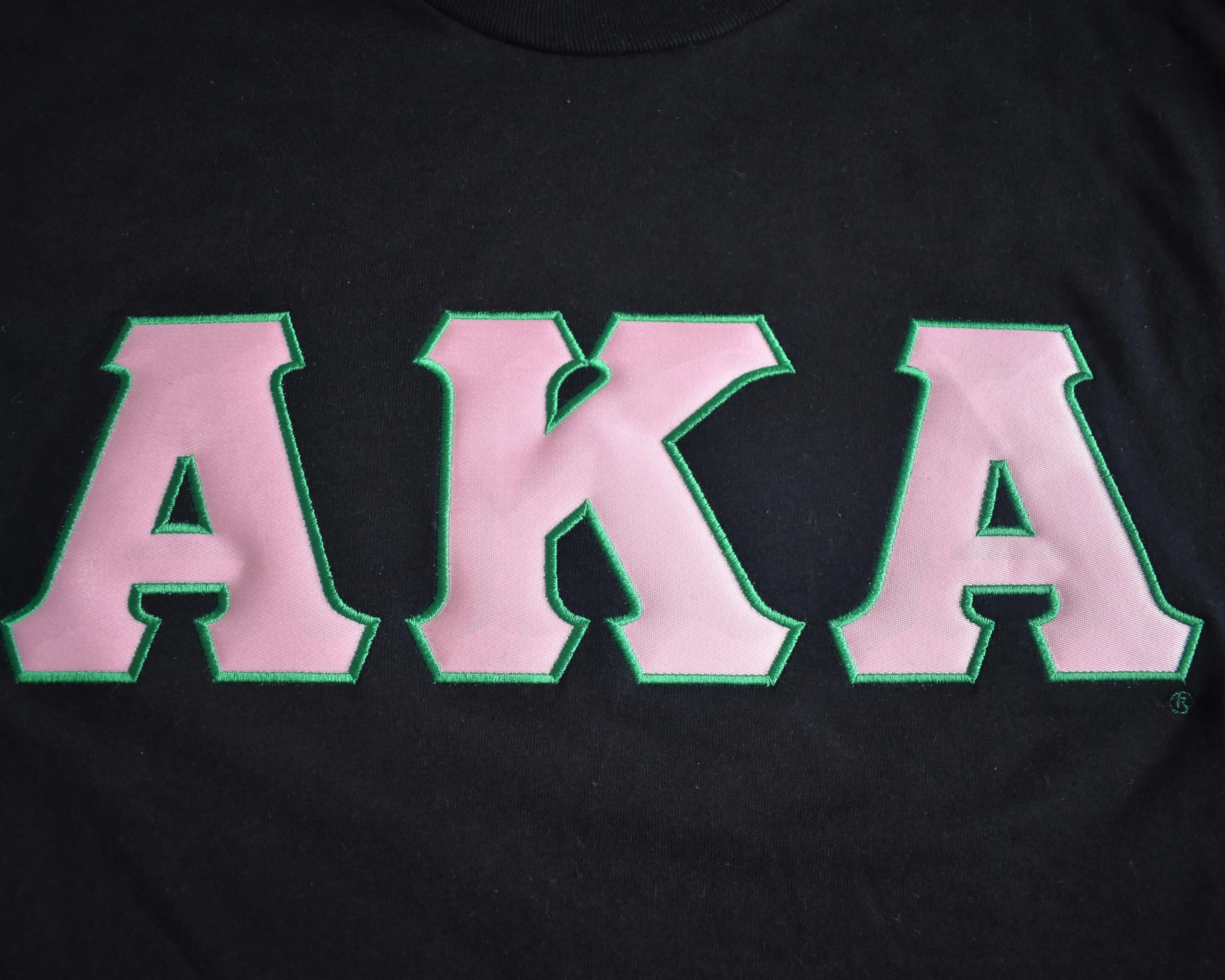 AKA L/SLV T-shirt 3D letters