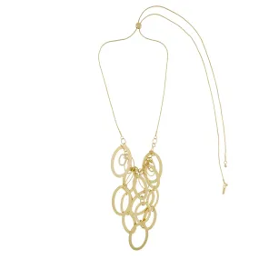 Alaya Adjustable Multi Rings Necklace Gold Plating