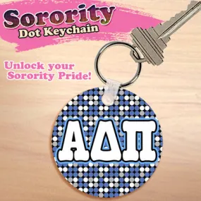 Alpha Delta Pi Dot Keychain - UN4411