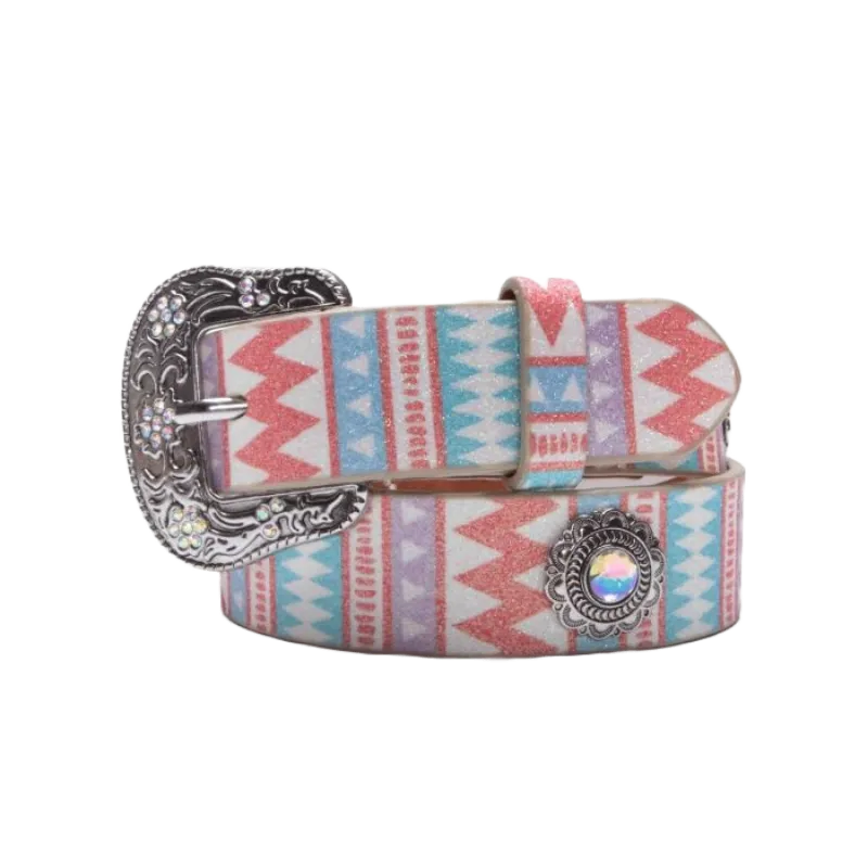 Angel Ranch Children's Glitter Multi-Color Belt D130000497