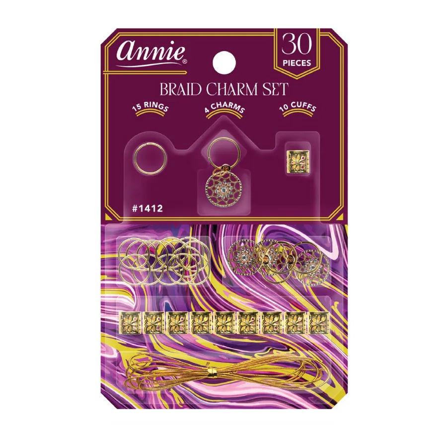 Annie Braid Charm Set - Diamond Wheel #1412