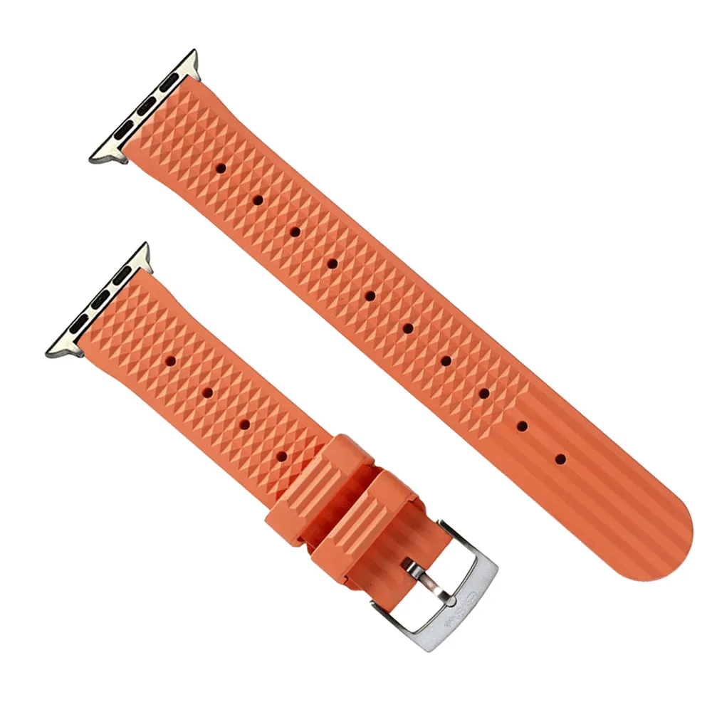 Apple Band Waffle Rubber - Orange