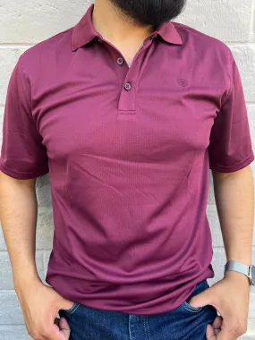 Ariat Burgundy TEK Polo