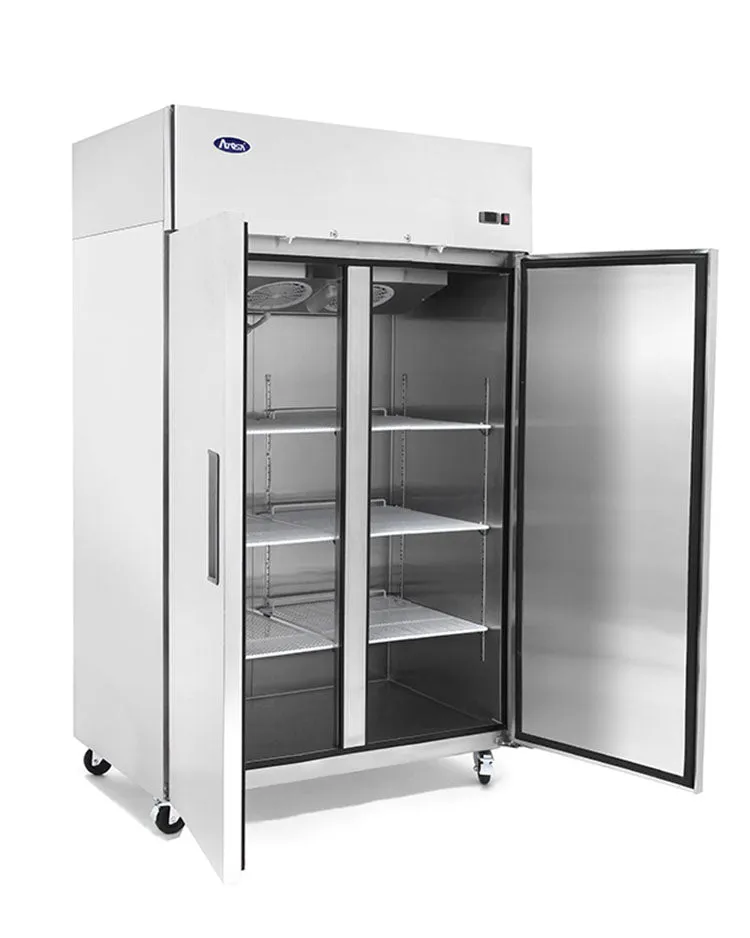 Atosa 52" Reach In Freezer with Top Mount Compressor & 2 Solid Doors