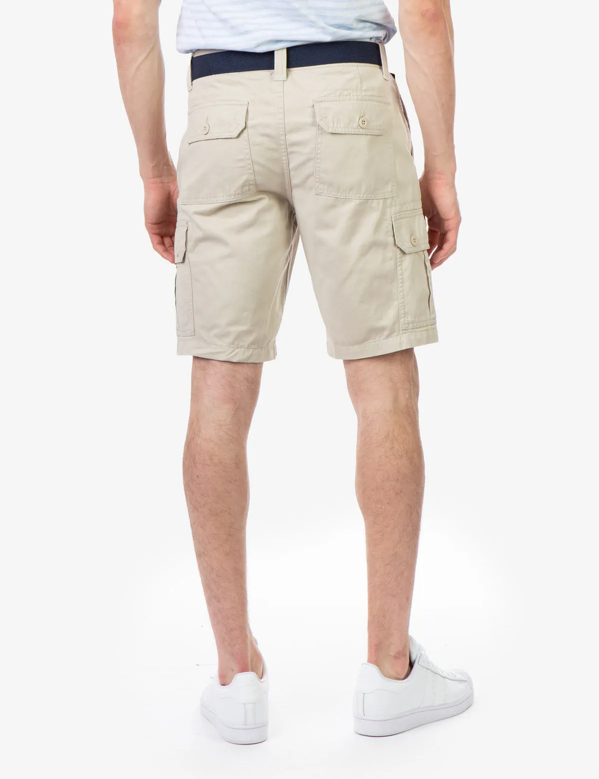 BELTED CARGO SHORTS