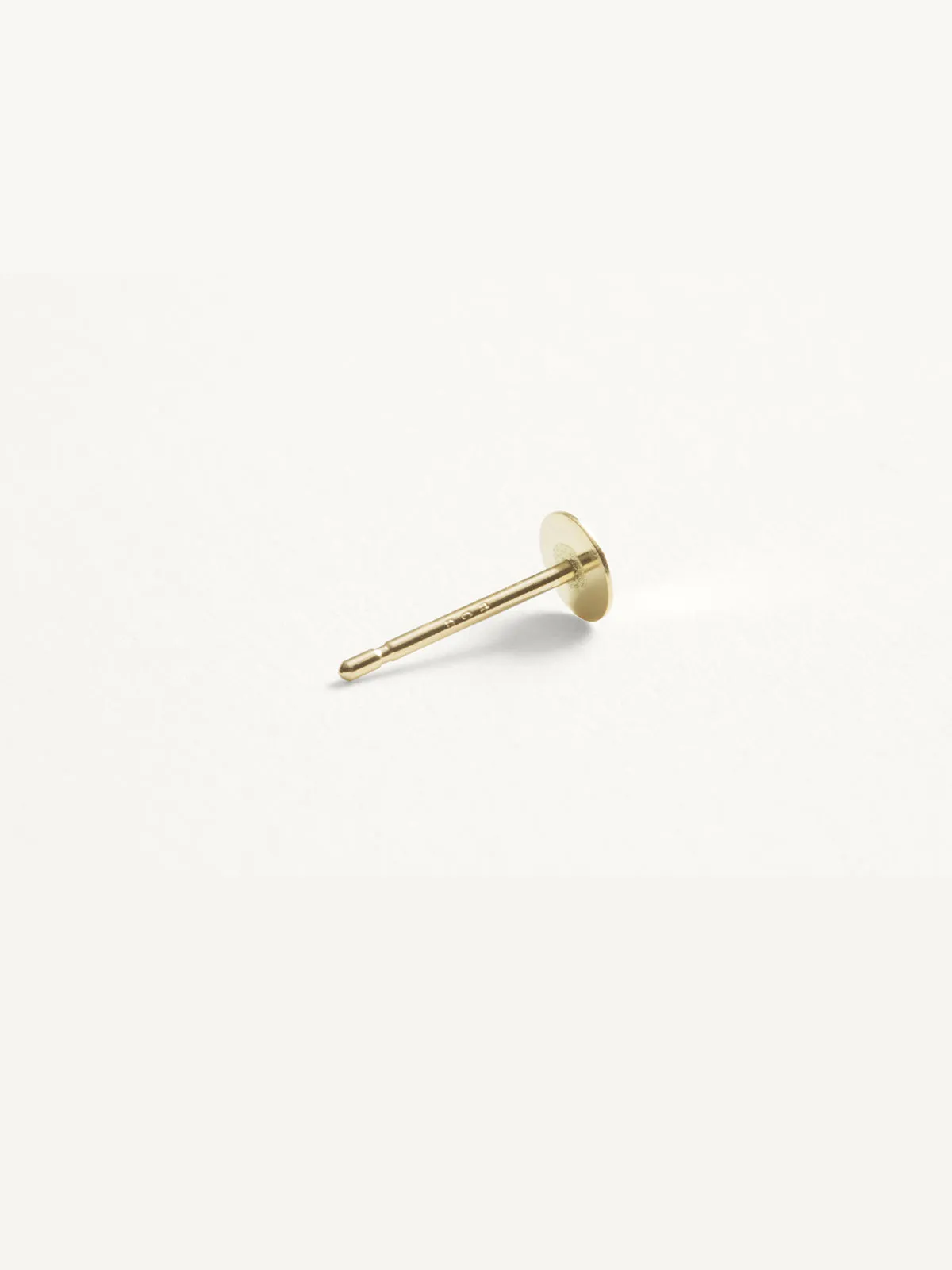 Big Sequin Stud in 14k Yellow Gold