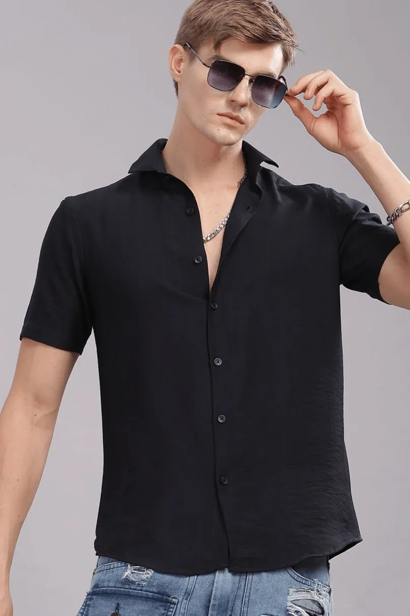 Black - Half Sleeve - Airlite Shirt