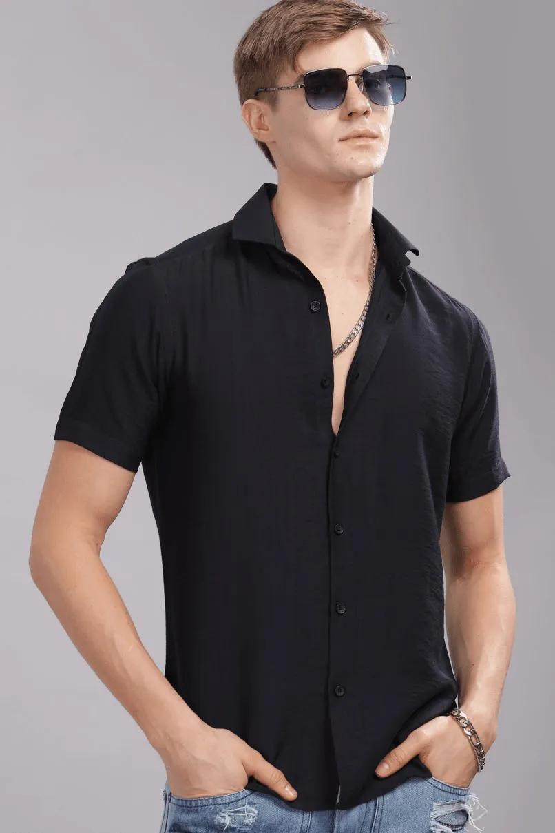 Black - Half Sleeve - Airlite Shirt