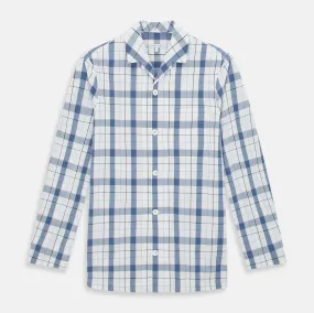 Blue Blazer Check Pyjama Shirt