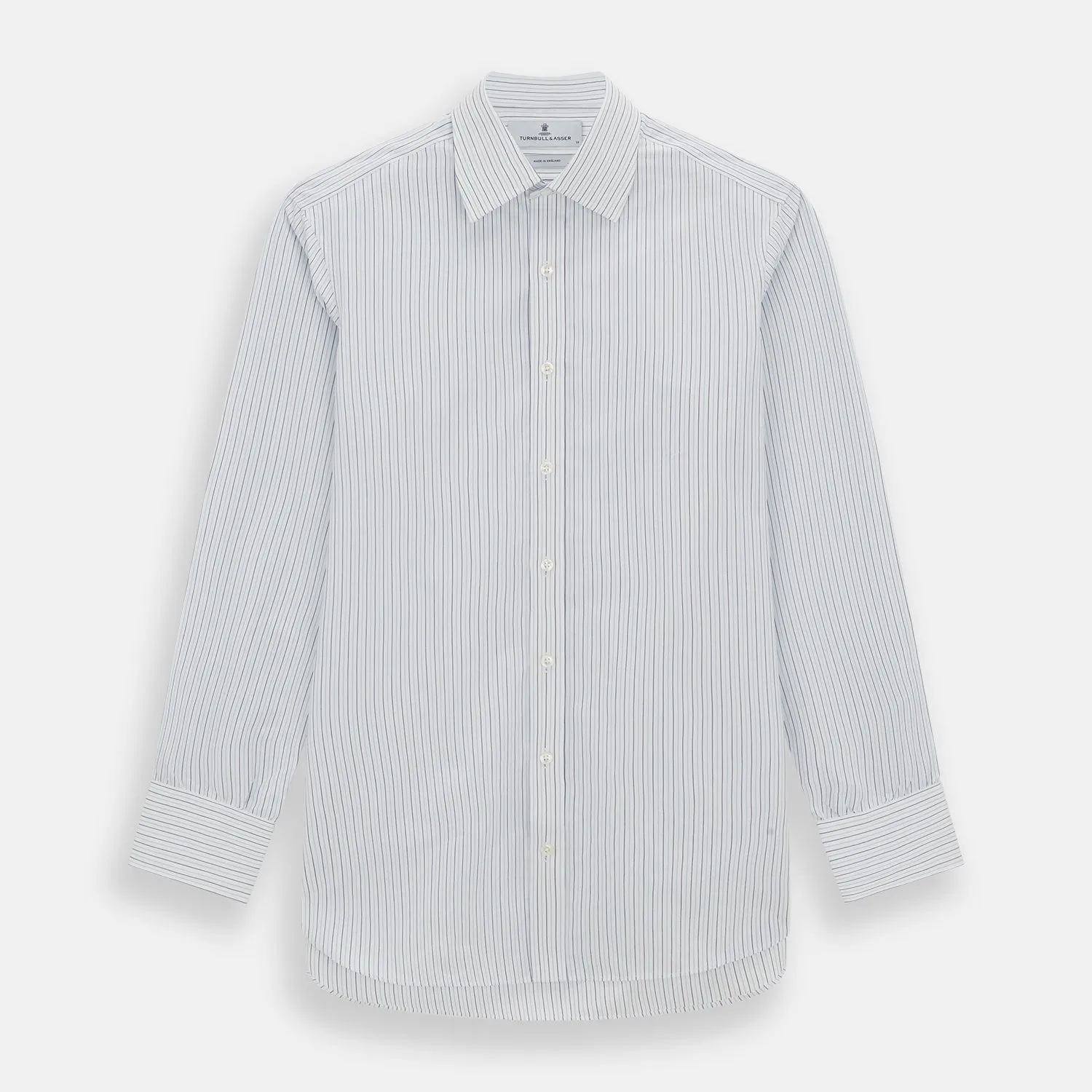 Blue Double Pinstripe Mayfair Shirt