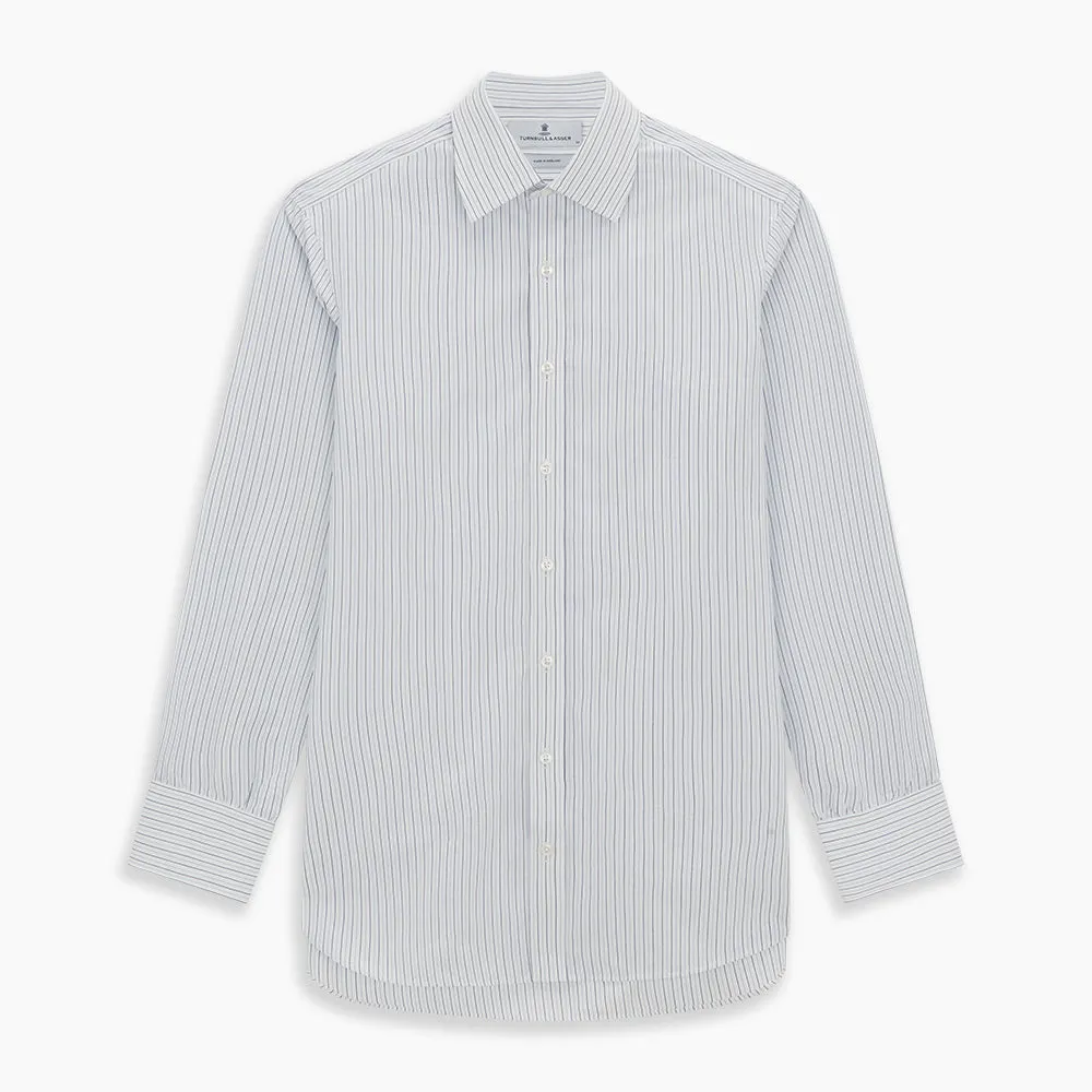 Blue Double Pinstripe Mayfair Shirt