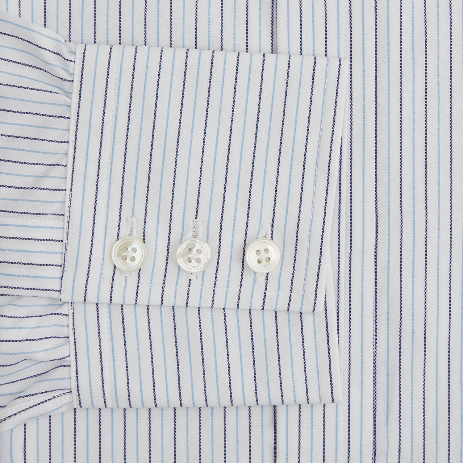 Blue Double Pinstripe Mayfair Shirt