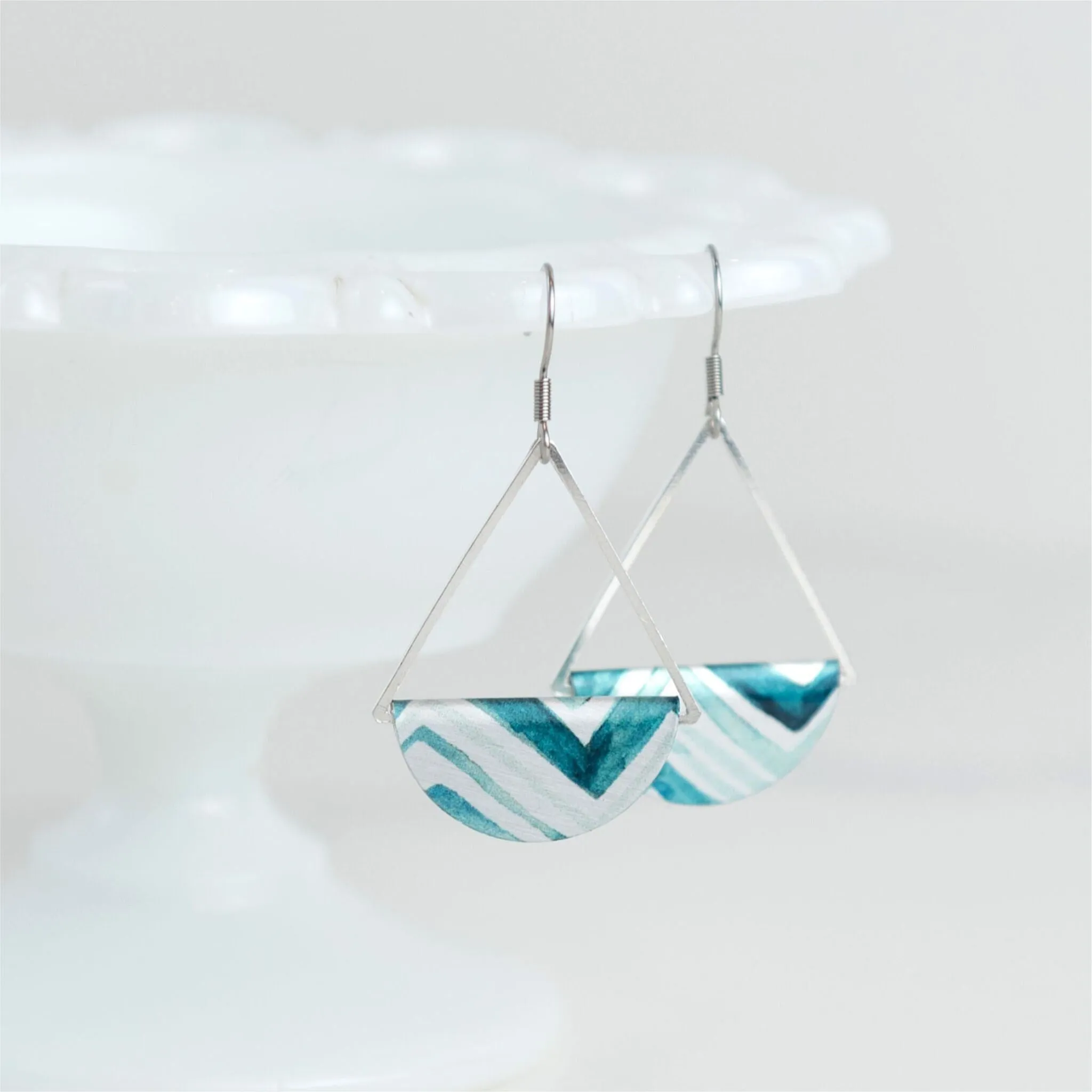 Blue Mountains Dangle Earrings (Giftologie)