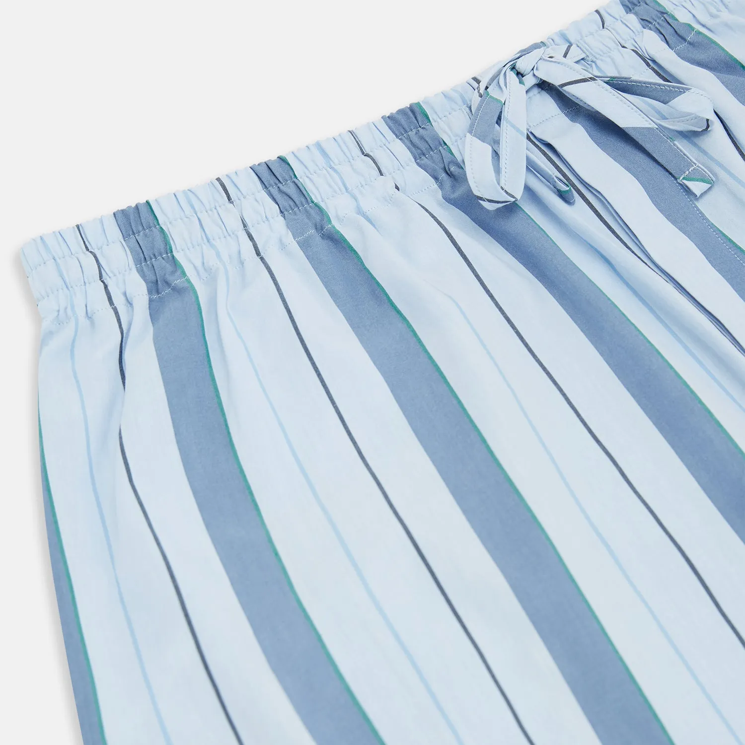 Blue Multi Stripe Pyjama Trousers