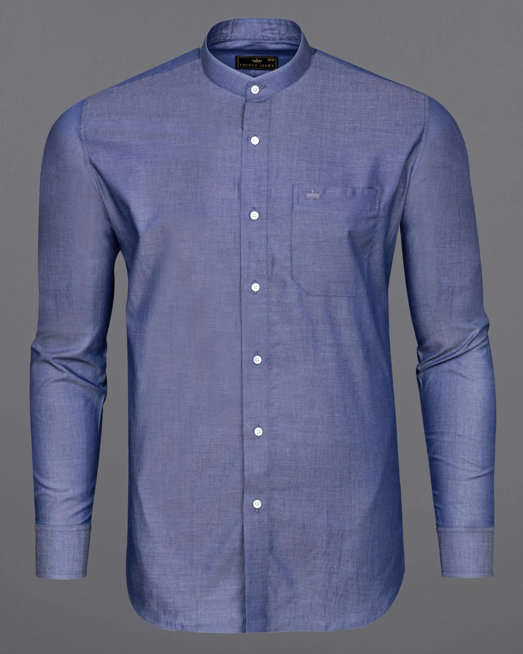 Bluish Chambray Shirt