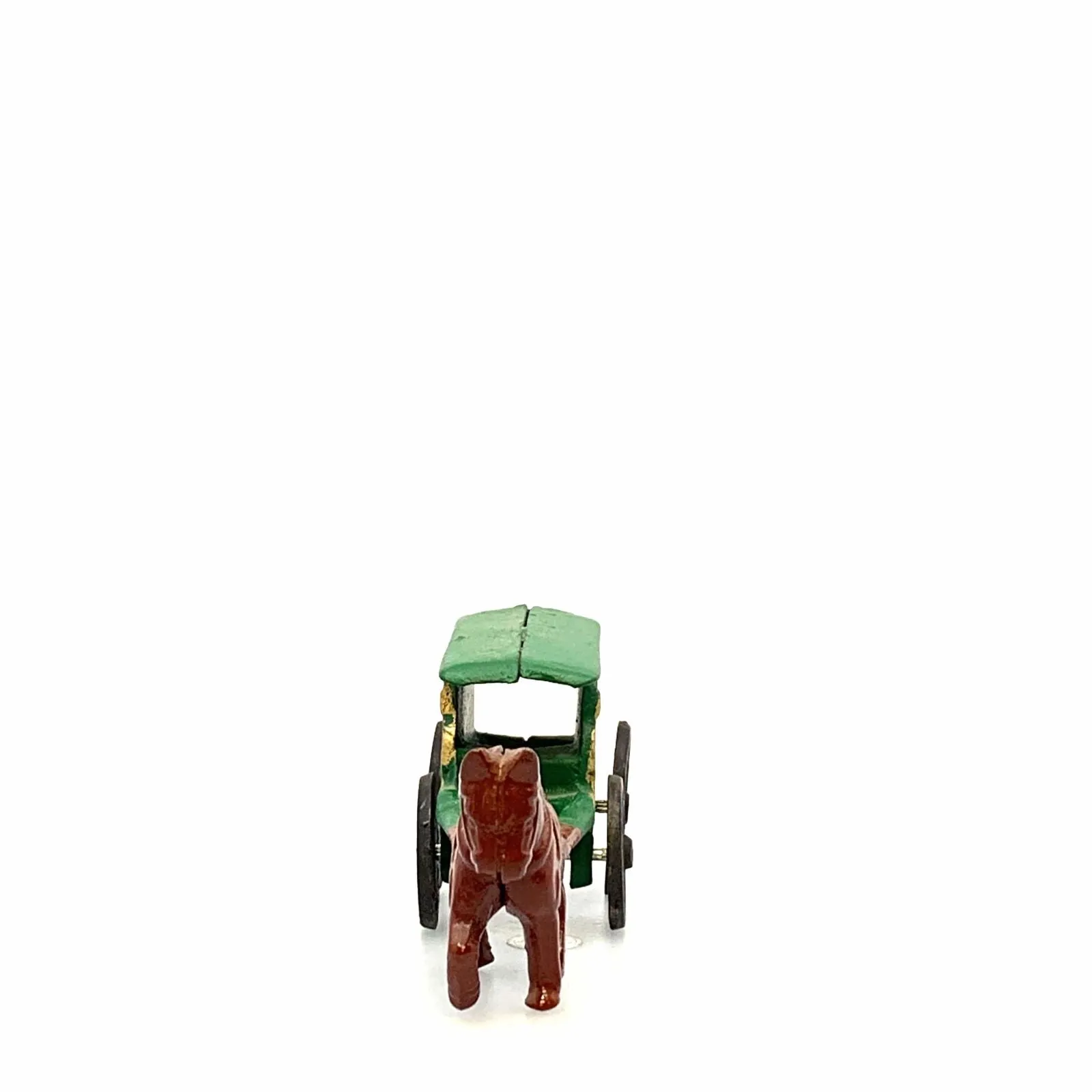 Champion Cast Iron Toy Mini Mail Horse Drawn Wagon #128