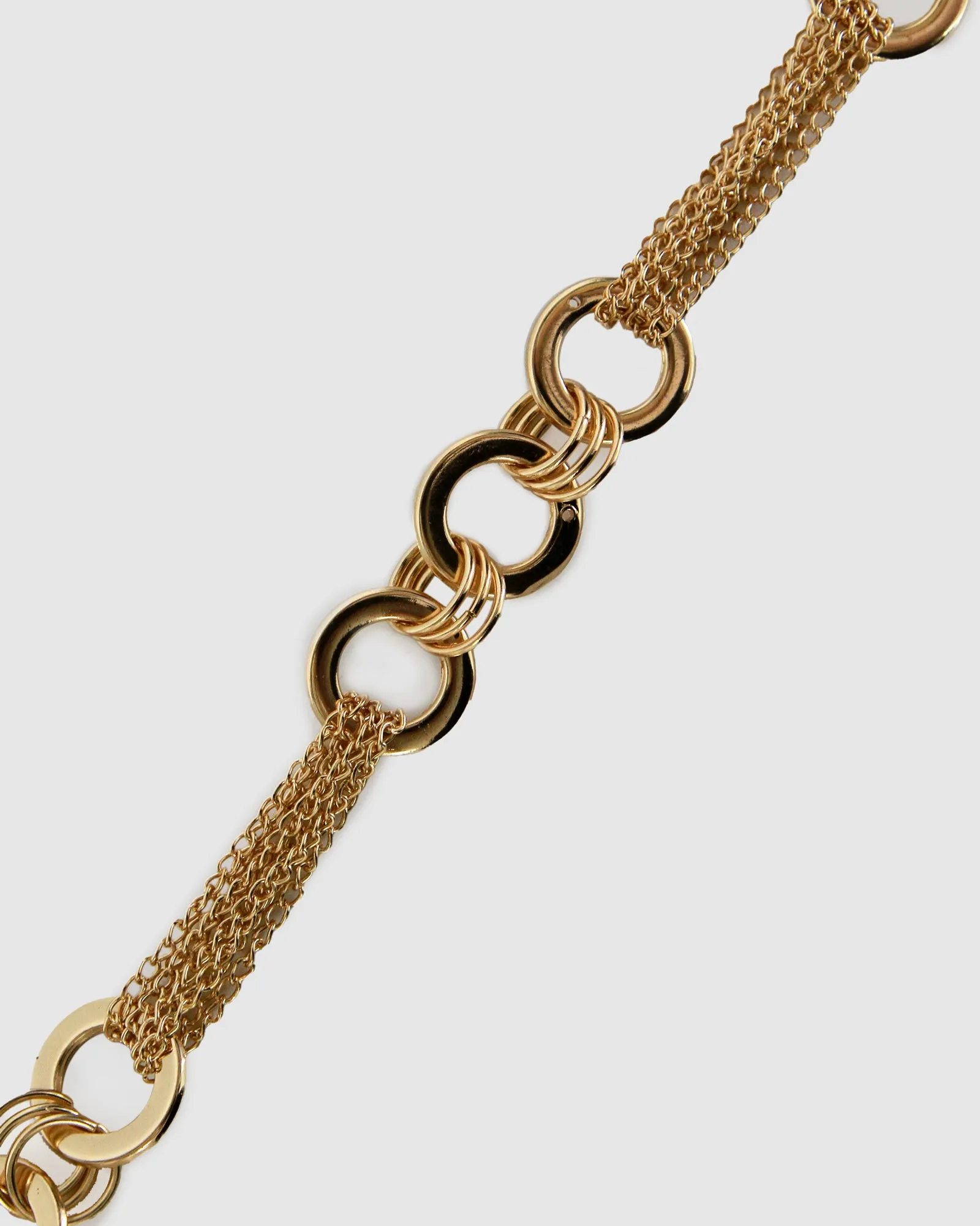 Charming Chaos Chain Belt - Gold