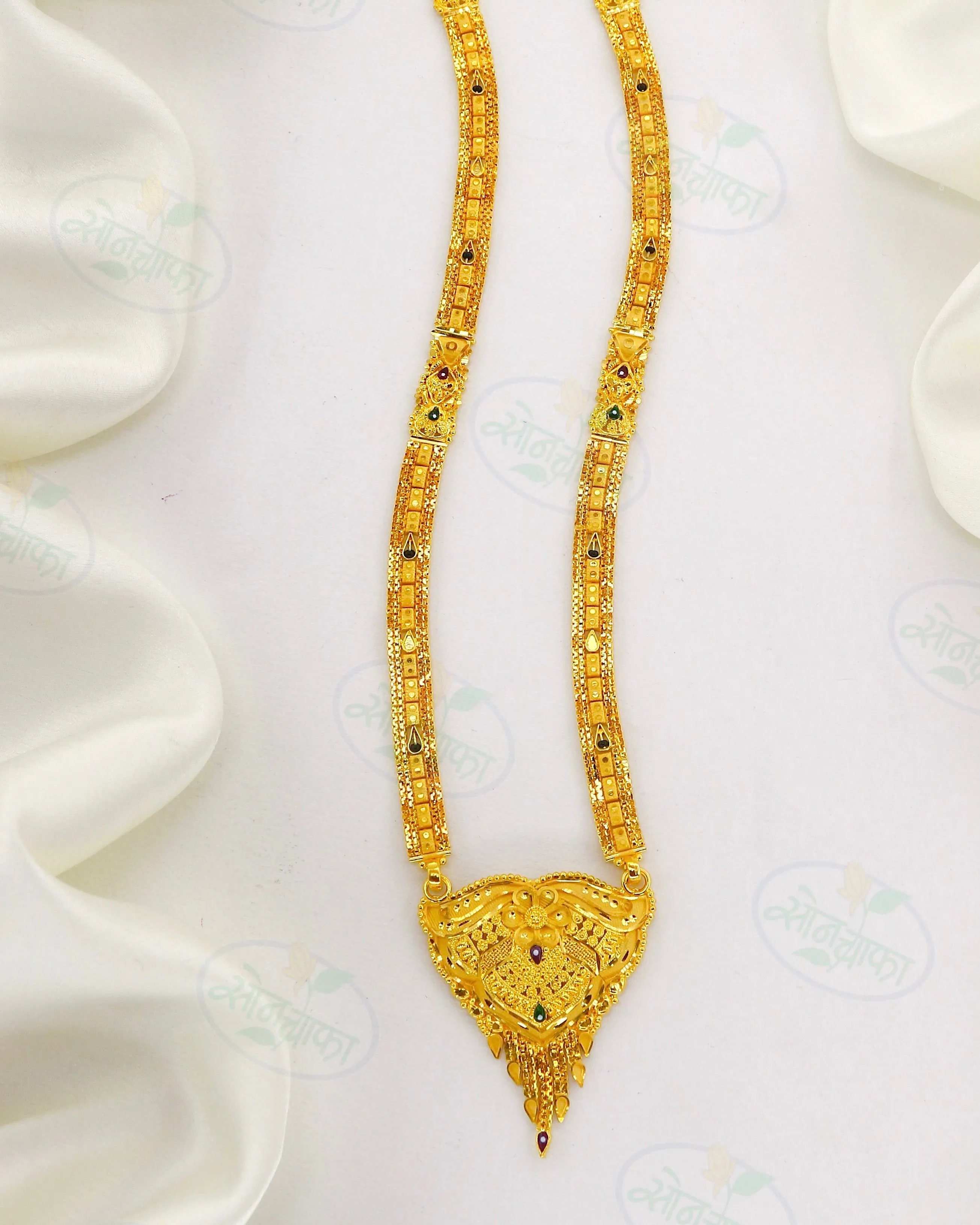 CHARMING GOLD PLATED MANGALSUTRA