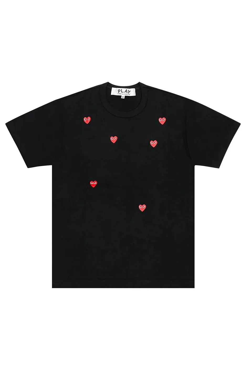 Comme des Garcons Multi Red Heart Tee 'Black'