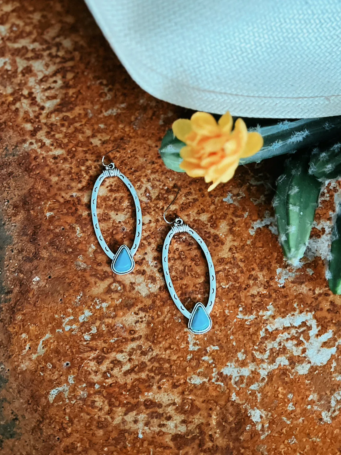 Concho Turquoise Earrings