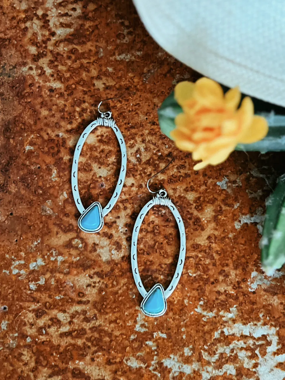 Concho Turquoise Earrings