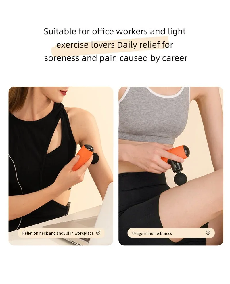 CRONY Q1 Mini Muscle massager gun handheld cordless portable full body muscle relaxation massage gun with Brushless Motor