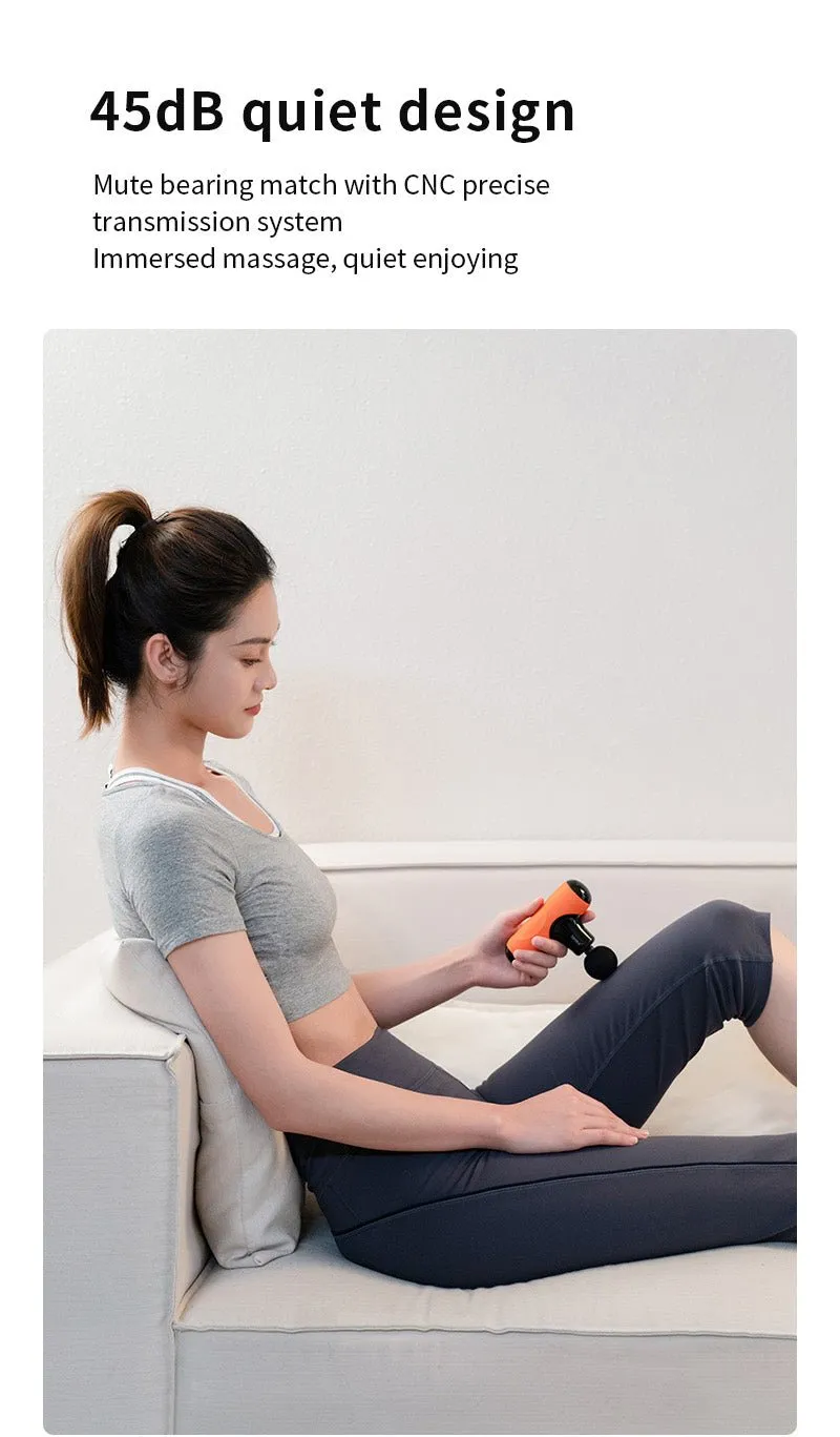 CRONY Q1 Mini Muscle massager gun handheld cordless portable full body muscle relaxation massage gun with Brushless Motor