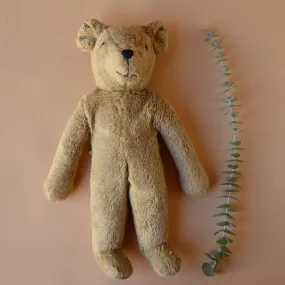 Cuddly Bear Toy in Organic Cotton/Lambswool - Large