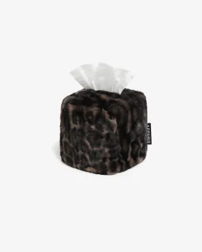 Davey Dark Leopard Tissue Box Cover