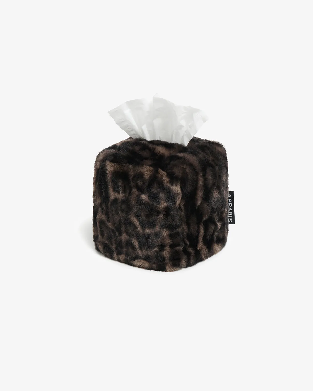 Davey Dark Leopard Tissue Box Cover