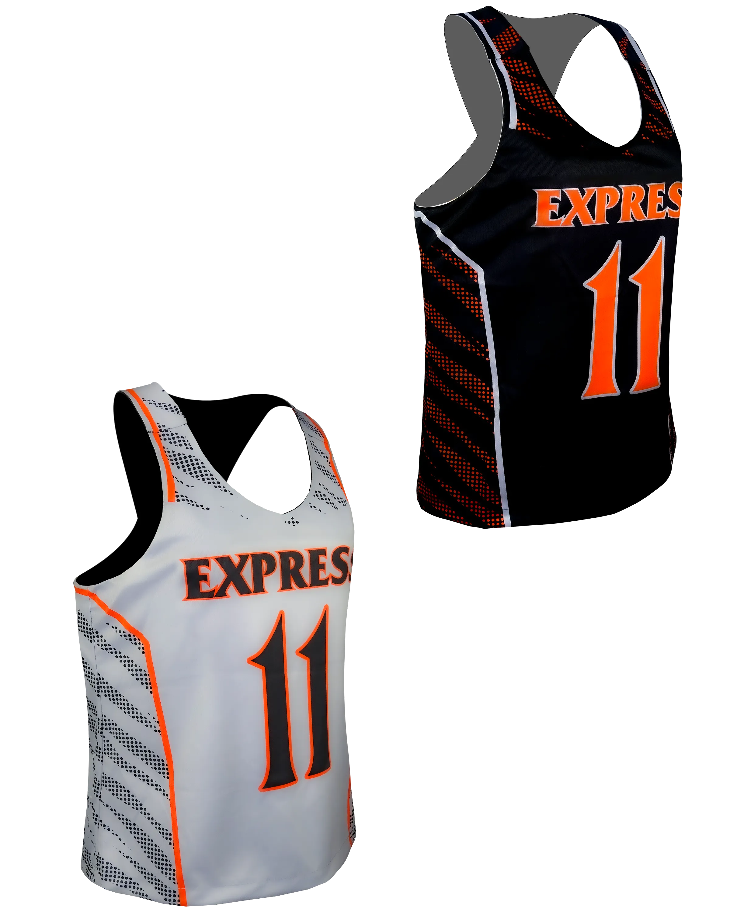 Deep Racerback Reversible Lacrosse Pinnie