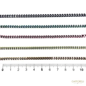 Diamonded Aluminium Colored Chain - 2284d Gafforelli Srl