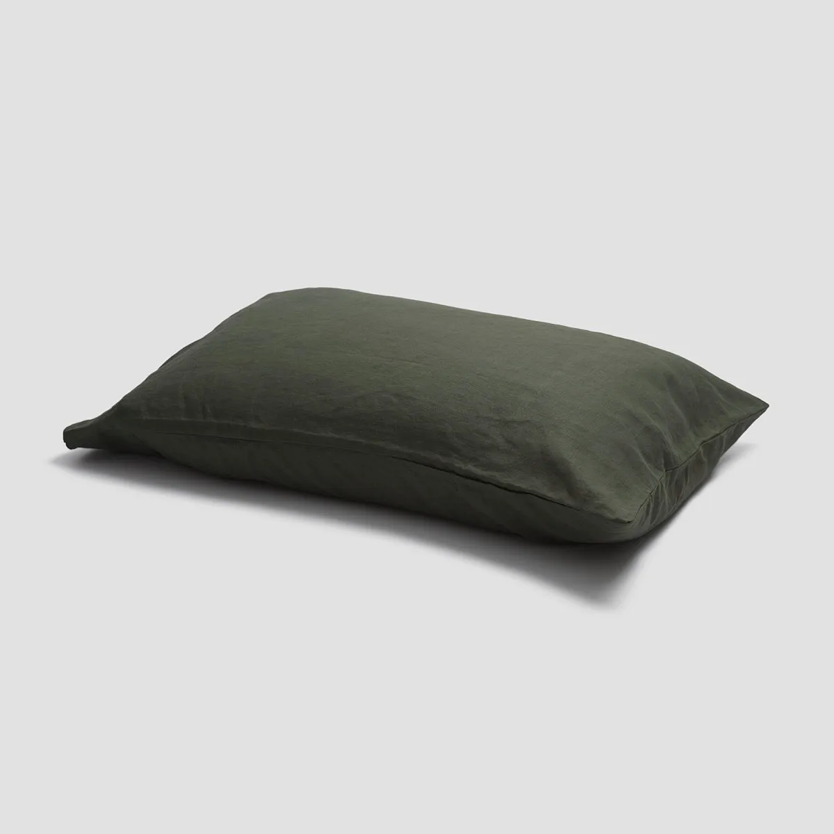 Fern Green 100% Linen Pillowcases (Pair)