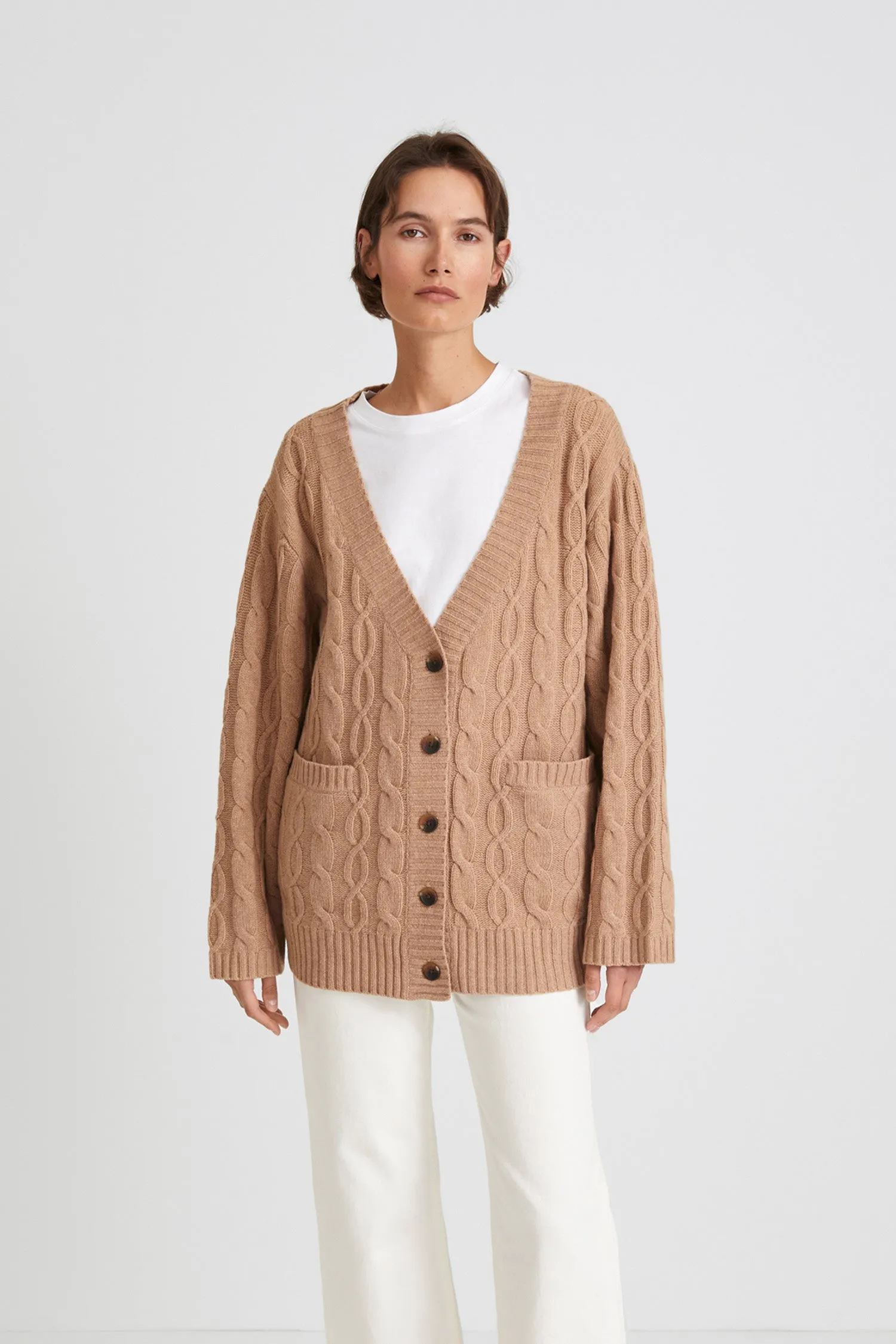 HARLYNN CARDIGAN - BEIGE