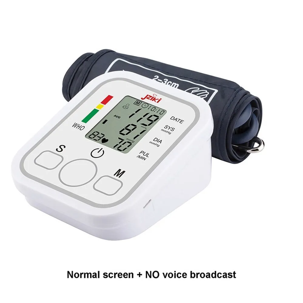 High Accuracy Digital Blood Pressure Monitor Sphygmomanometer - Battery Operated