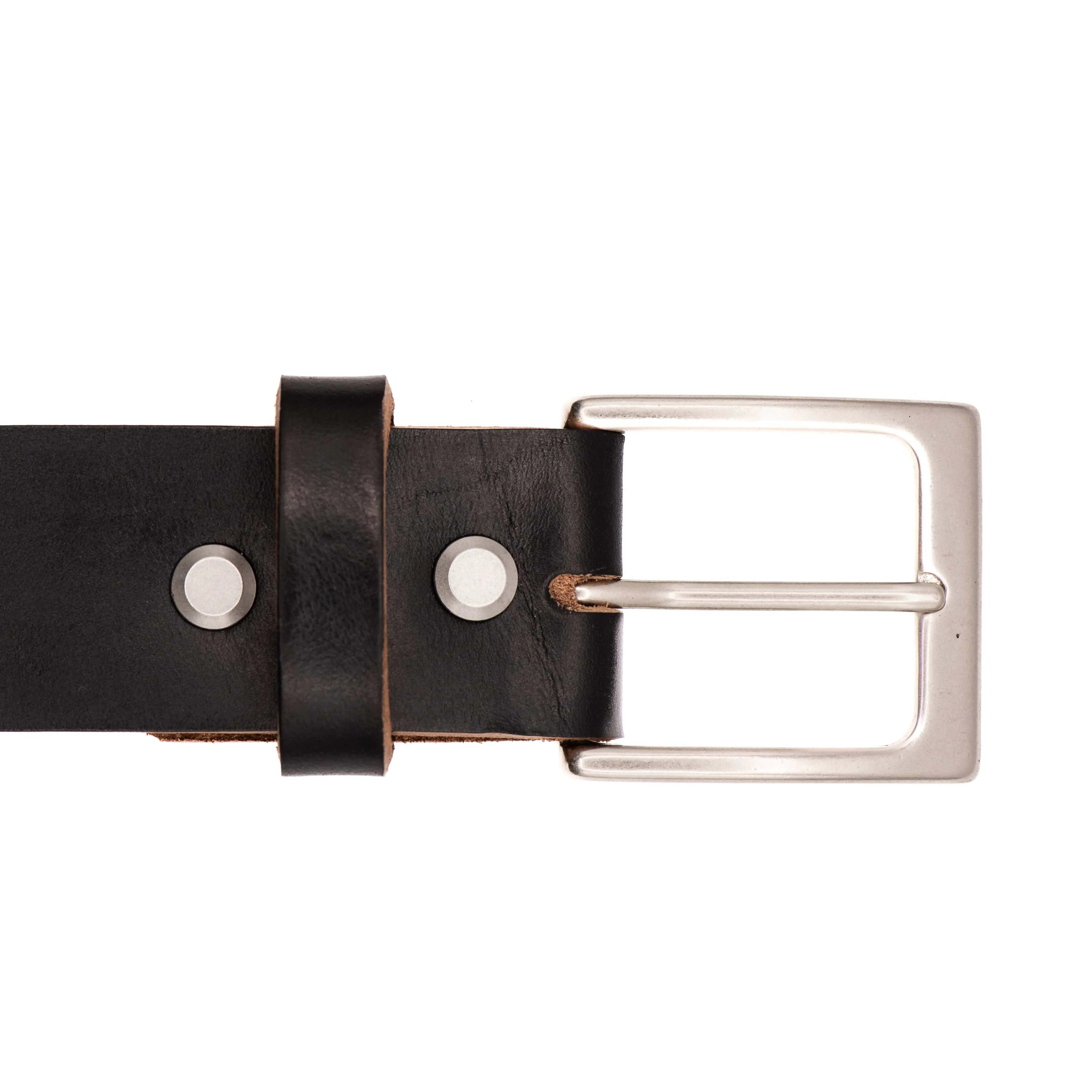 Horween Leather Belt – Handmade in USA – Black