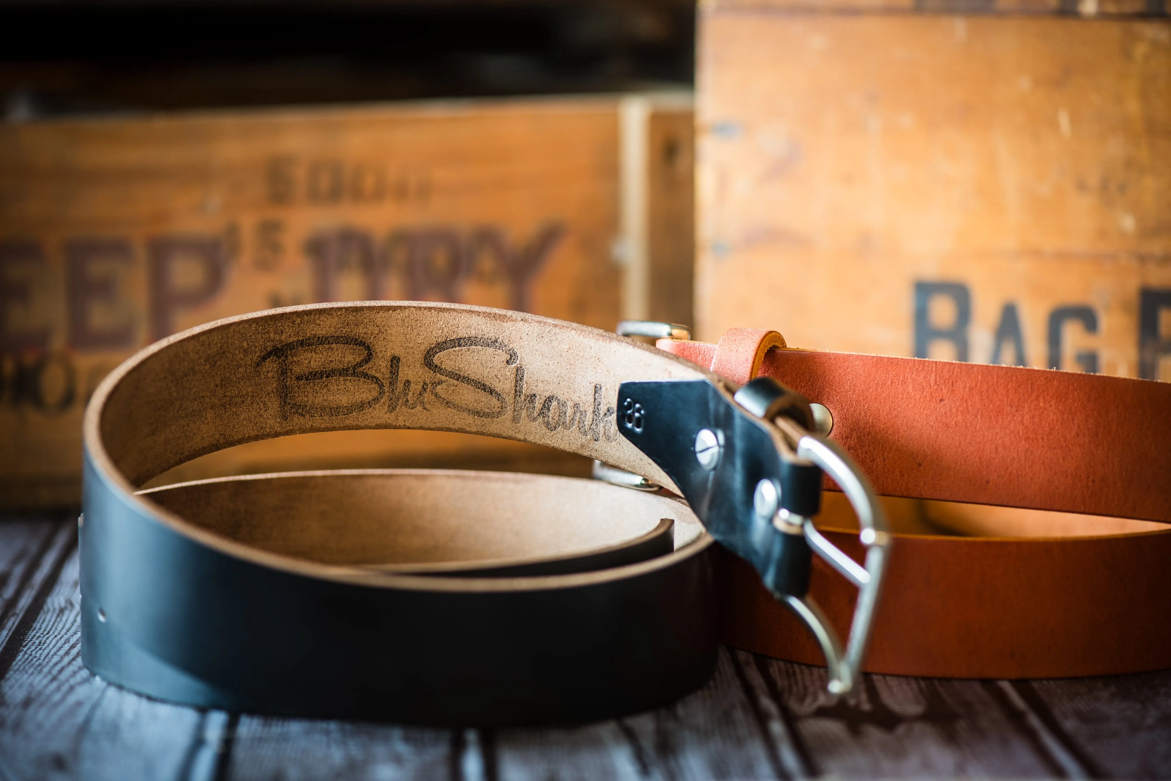 Horween Leather Belt – Handmade in USA – Black