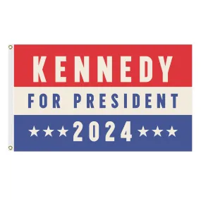 Kennedy for President Flag |  Double-Sided 5' x 3' | LIMITED EDITION