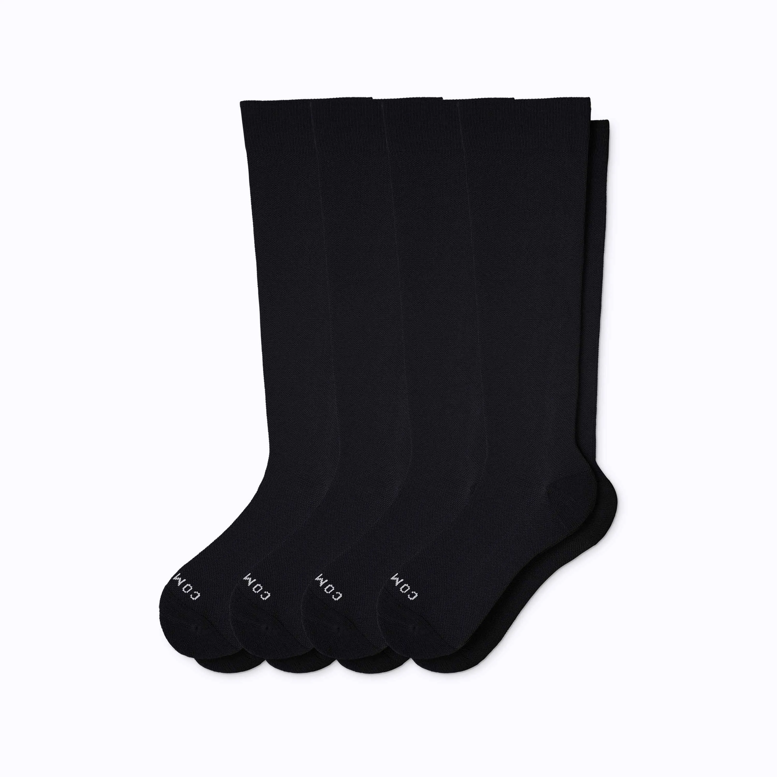 Knee-High Compression Socks - 4 Pack Solids