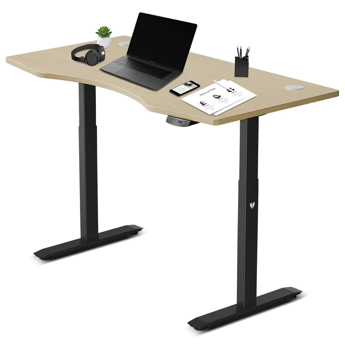 Lifespan Fitness V-FOLD Treadmill with Ergo Desk Automatic Standing Desk