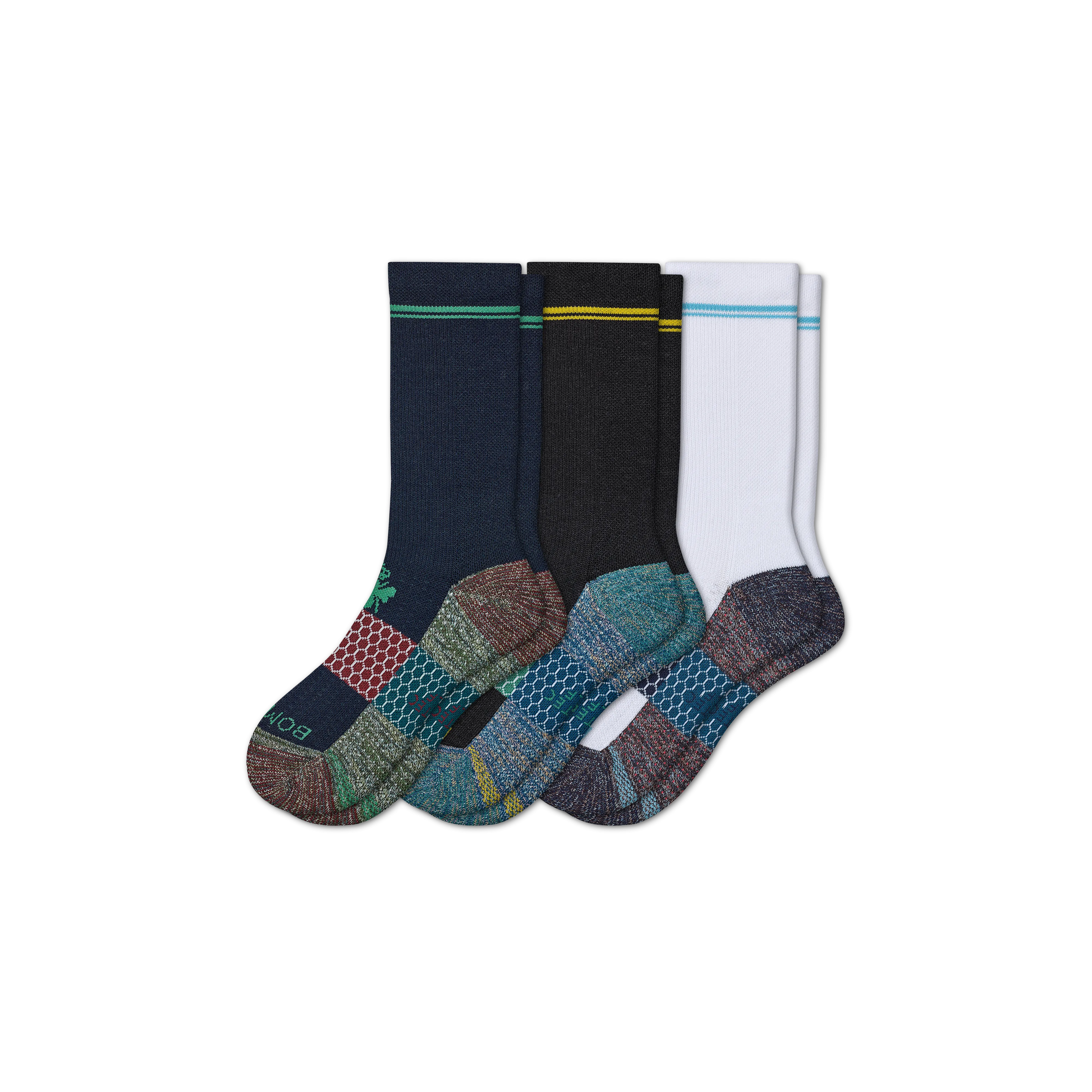 Men's Golf Calf Sock 3-Pack