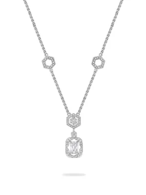 Mosaic Ashoka Platinum Diamond Pendant