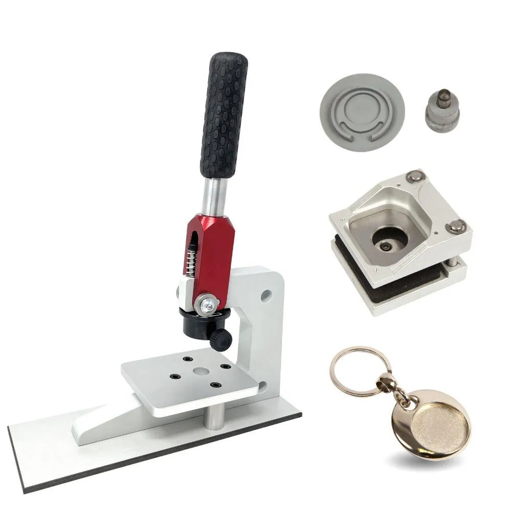 MT-25D Starter Pack. Includes Machine, Cutter, Assembly Tool and 20 Free Keyrings