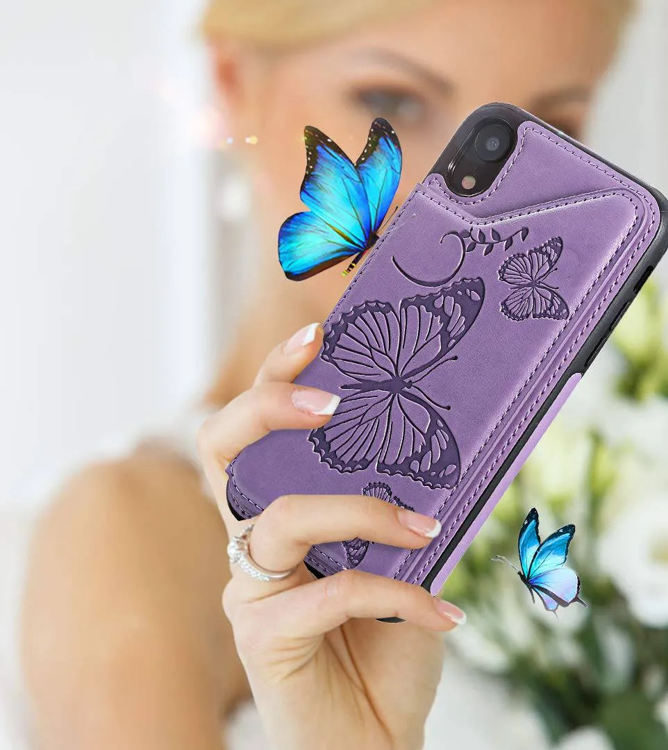 New Luxury Embossing Wallet Cover For iPhone Xs Max-Fast Delivery